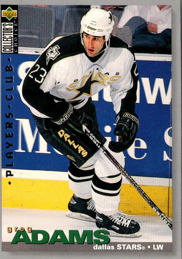 1996 Upper Deck Ice Greg Adams #14