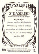 2015 Topps Gypsy Queen Stephen Strasburg