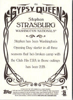 2015 Topps Gypsy Queen Stephen Strasburg #186