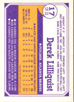1990 Topps Toys'R'Us Rookies Derek Lilliquist #17
