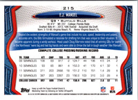 2013 Topps EJ Manuel #215