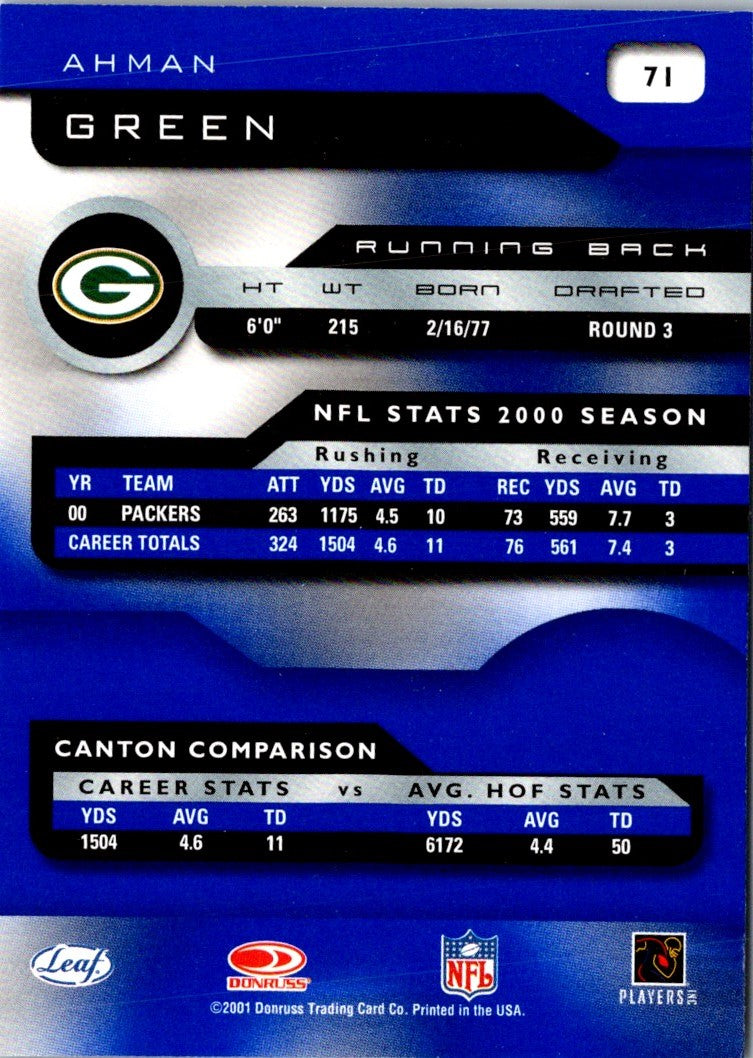 2001 Quantum Leaf Ahman Green