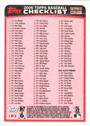 2006 Topps Checklist Checklist