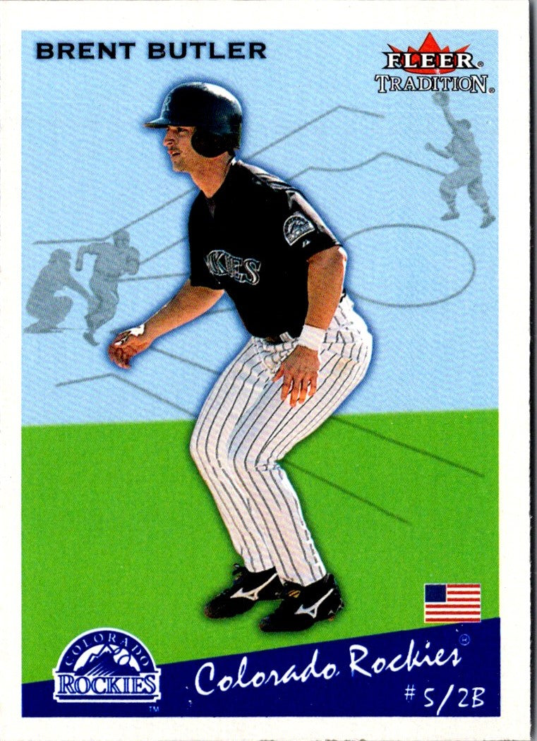 2002 Fleer Tradition Update Brent Butler