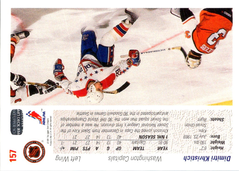 1991 Upper Deck French Dmitri Khristich