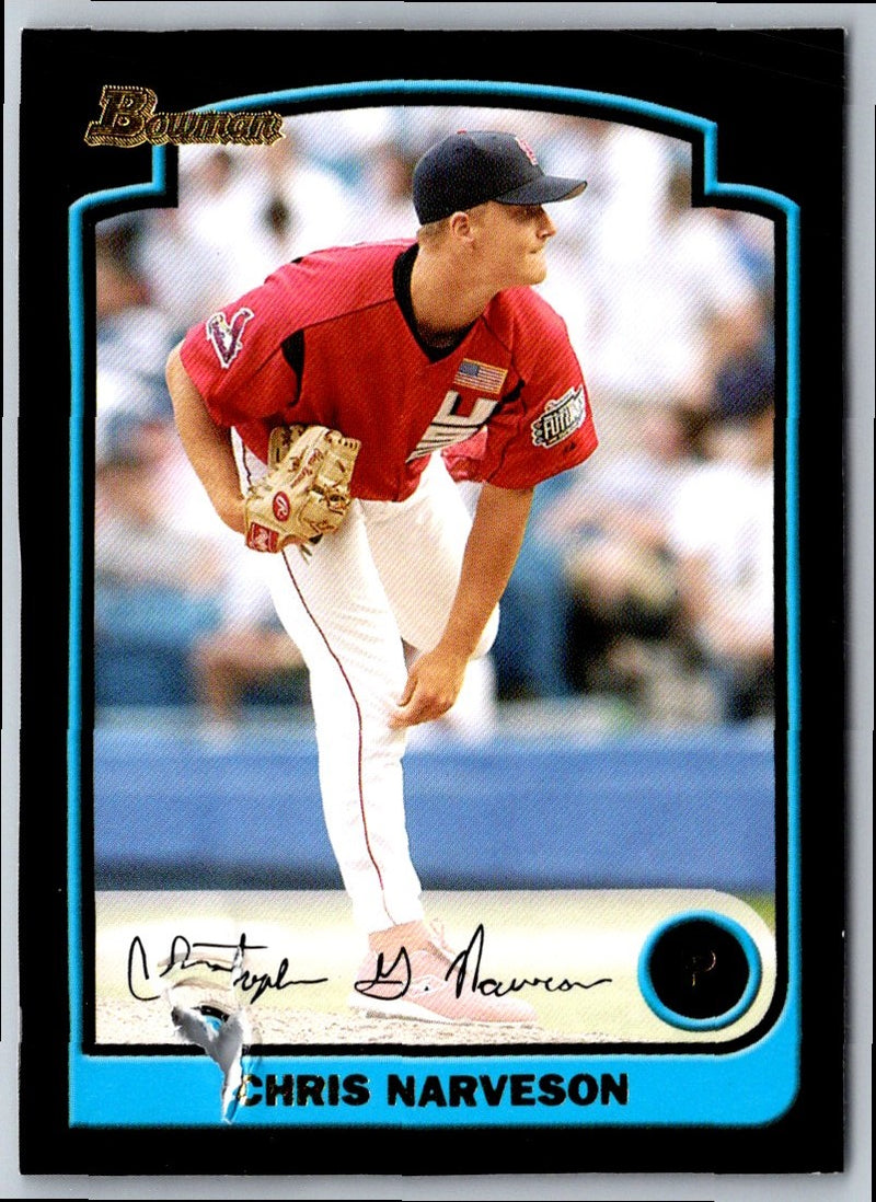 2003 Bowman Draft Picks & Prospects Gold Chris Narveson