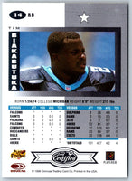 1999 Leaf Certified Tim Biakabutuka #14