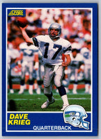 1989 Score Dave Krieg #100