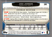 2013 Bowman Chrome Josh Johnson #206