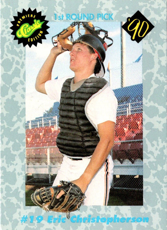 1990 Classic Draft Picks Eric Christopherson #19