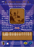 1997 Upper Deck Andruw Jones #240