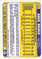 1987 O-Pee-Chee Greg Brock #26