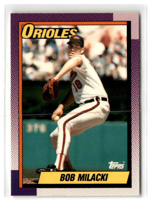 1990 Topps Tiffany Bob Milacki #73