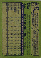 1982 Topps Don Robinson #332