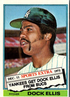 1976 Topps Traded Dock Ellis #528T