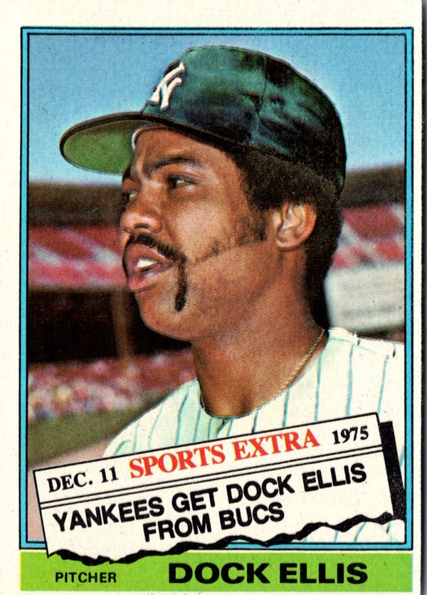 1976 Topps Traded Dock Ellis #528T