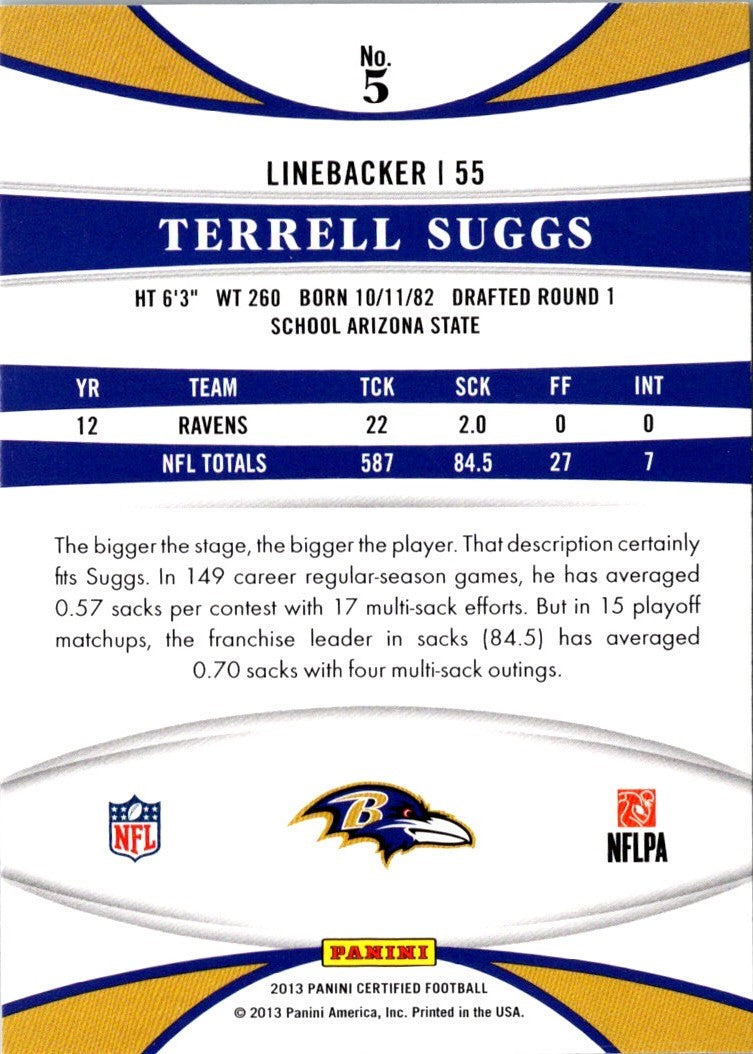 2013 Panini Terrell Suggs