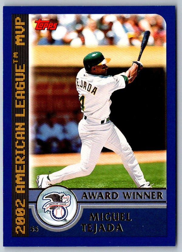 2003 Topps Miguel Tejada #705