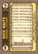 1981 Fleer Rick Waits
