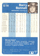 1984 Fleer Update Barry Bonnell