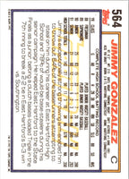 1992 Topps Gold Jimmy Gonzalez #564