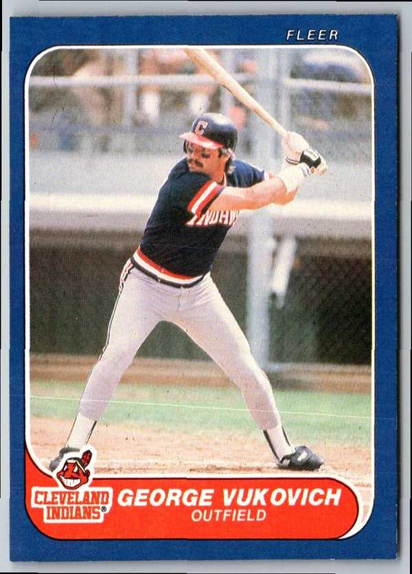 1986 Fleer George Vukovich #598