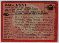 1983 Topps Daryl Hunt #277