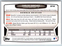 2014 Bowman Carlos Sanchez #BP109