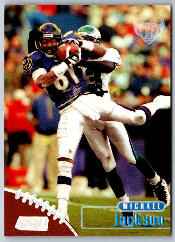 1998 Topps Stadium Club Football Michael Jackson #108