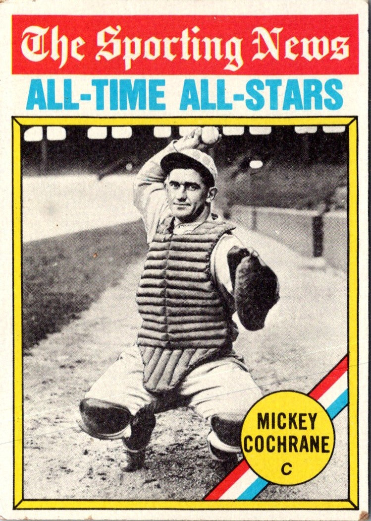 1976 Topps Mickey Cochrane