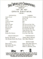2011 Topps Allen & Ginter Ervin Santana #248