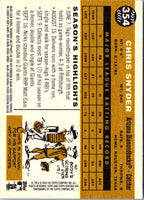 2009 Topps Heritage Chris Snyder #354