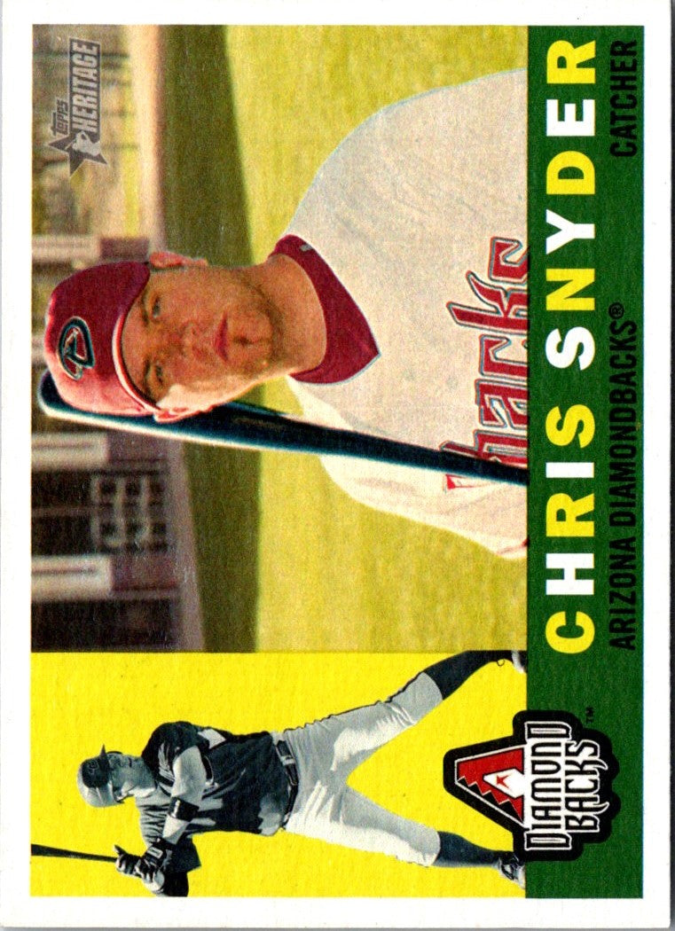 2009 Topps Heritage Chris Snyder