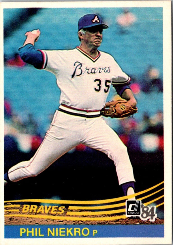 1984 Donruss Phil Niekro #188