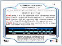 2014 Bowman Desmond Jennings #17