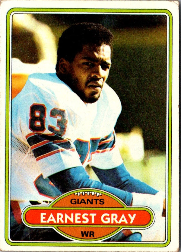 1980 Topps Earnest Gray #206 Rookie