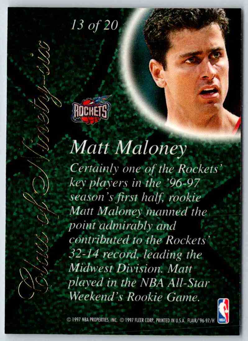 1996 Flair Matt Maloney