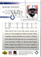 2001 Upper Deck Jerome Pathon #71