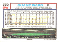 1992 Topps Duane Ward #365
