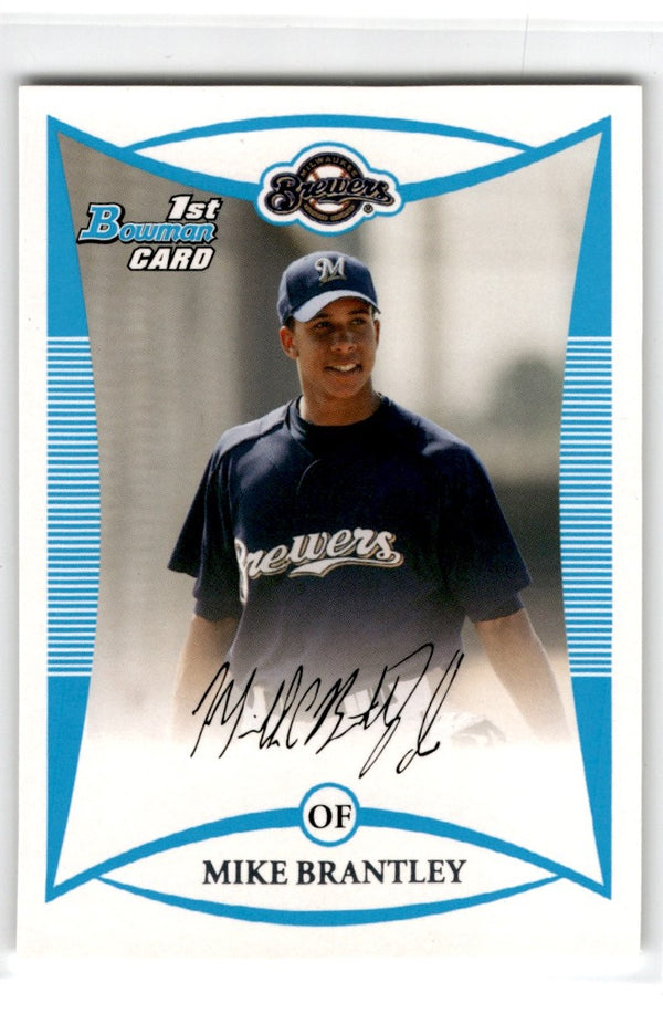 2008 Bowman Prospects Mike Brantley #BP38