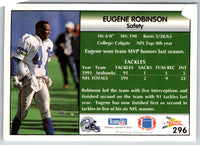 1992 Pacific Oroweat Seattle Seahawks Eugene Robinson #40