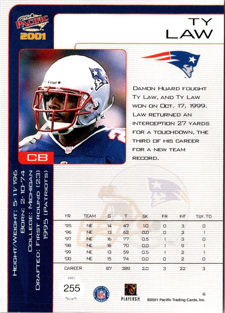 2001 Pacific Ty Law