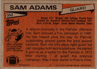 1981 Topps Sam Adams #352