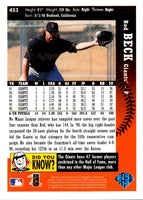 1996 Upper Deck Rod Beck #453
