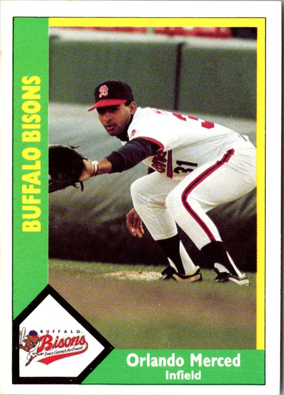 1990 CMC Buffalo Bisons Orlando Merced #18