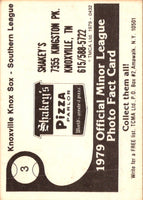 1979 TCMA Knoxville Knox Sox Luis Guzman #3
