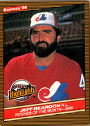 1986 Donruss Highlights Jeff Reardon