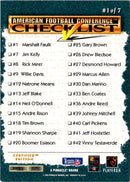 1995 Select Certified Checklists Drew Bledsoe