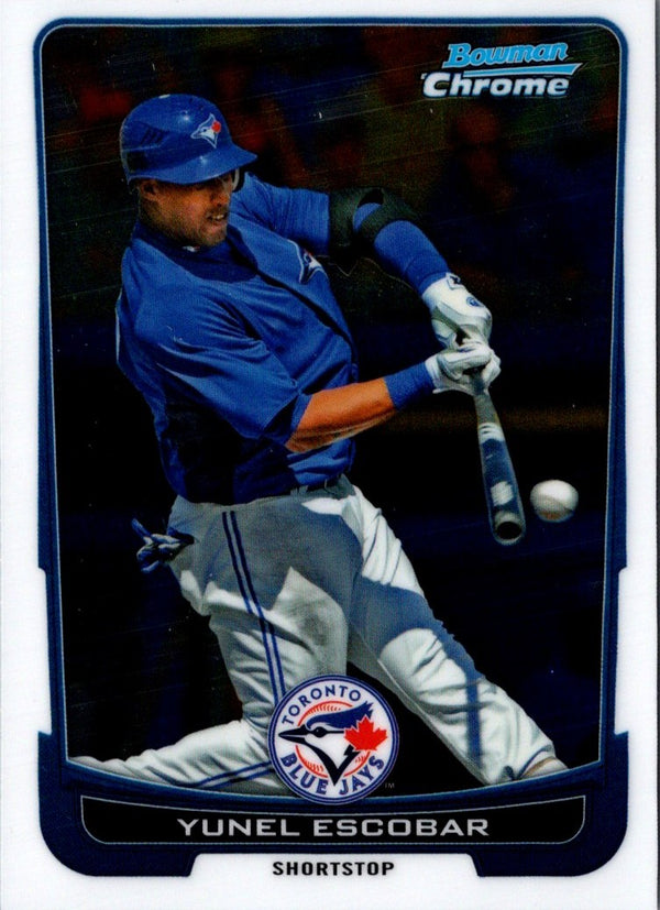 2012 Bowman Chrome Yunel Escobar #79