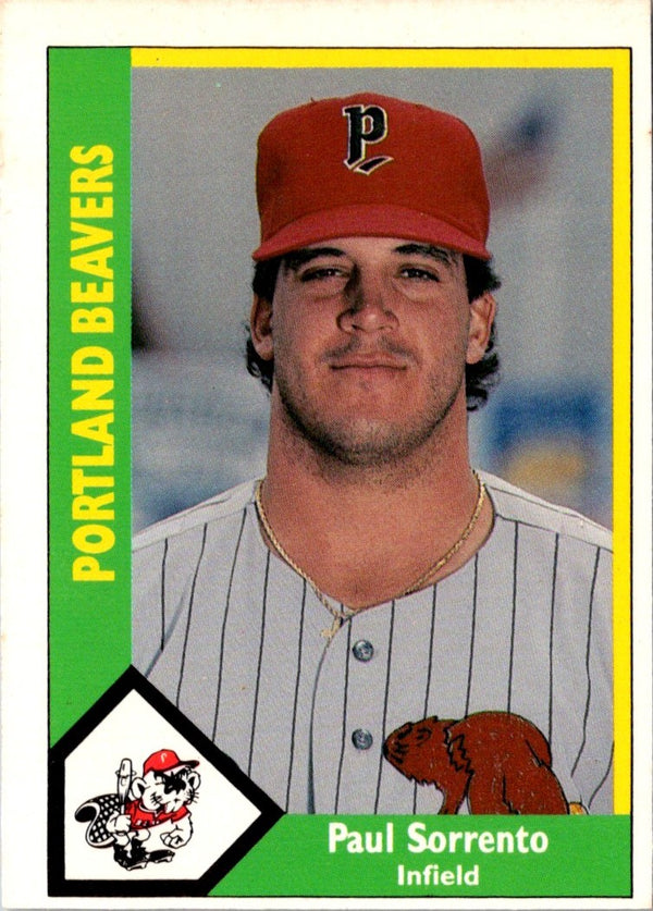 1990 CMC Portland Beavers Paul Sorrento #25